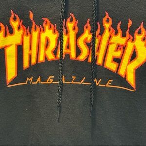 Thrasher Black Hoodie Small Skater Retro Vintage 90’s